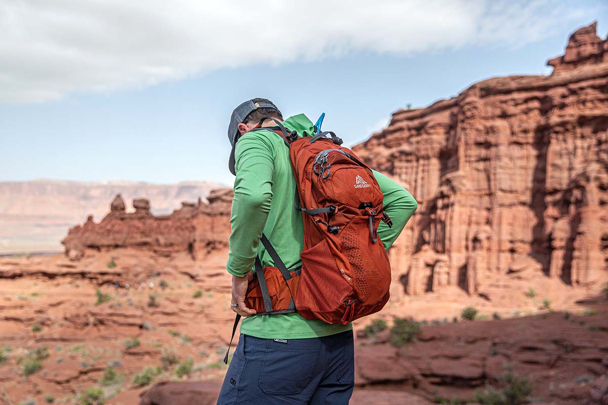 Hiking shop backpack hydration